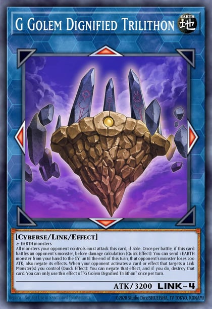 G Golem Dignified Trilithon, Battles of Legend: Crystal Revenge BLCR-EN045