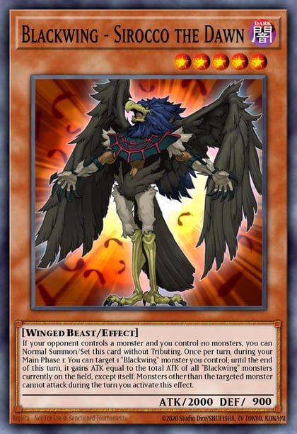 Blackwing - Sirocco the Dawn, Battles of Legend: Crystal Revenge BLCR-EN058
