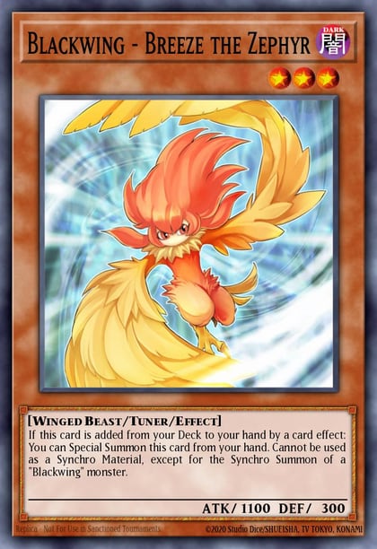 Blackwing - Breeze the Zephyr, Battles of Legend: Crystal Revenge BLCR-EN061