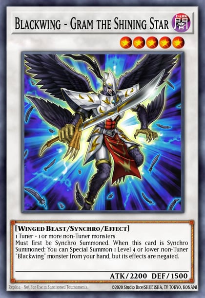 Blackwing - Gram the Shining Star, Battles of Legend: Crystal Revenge BLCR-EN063