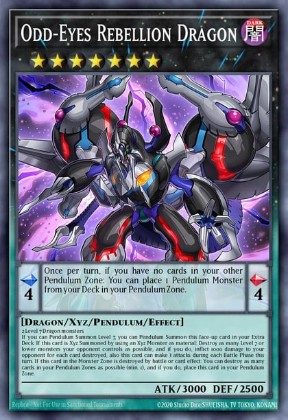 Odd-Eyes Rebellion Dragon, Battles of Legend: Crystal Revenge BLCR-EN076