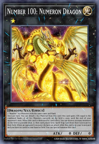 Number 100: Numeron Dragon, Battles of Legend: Crystal Revenge BLCR-EN084