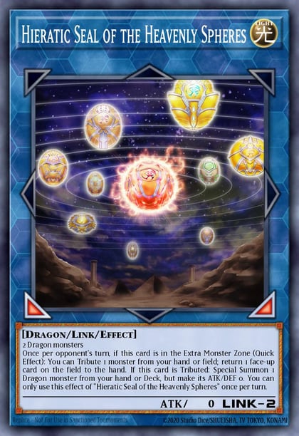 Hieratic Seal of the Heavenly Spheres, Battles of Legend: Crystal Revenge BLCR-EN090