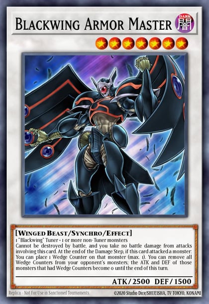 Blackwing Armor Master (Starlight Rare), Battles of Legend: Crystal Revenge BLCR-EN099