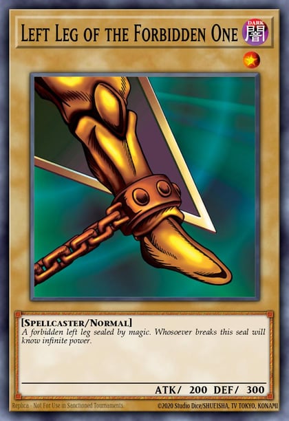 Left Leg of the Forbidden One (Starlight Rare), Battles of Legend: Crystal Revenge BLCR-EN103