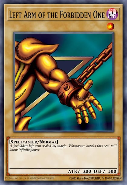 Left Arm of the Forbidden One (Starlight Rare), Battles of Legend: Crystal Revenge BLCR-EN105