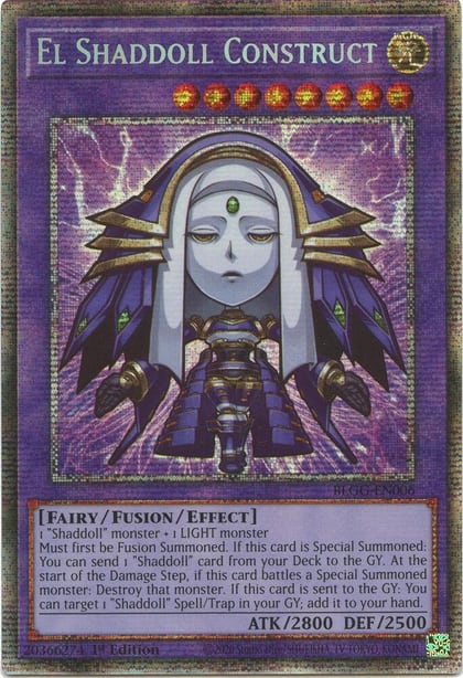 El Shaddoll Construct (Starlight Rare), Battles of Legend: Glorious Gallery BLGG-EN006