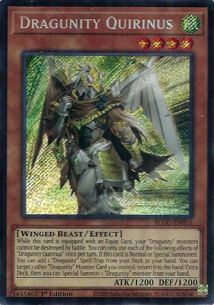 Dragunity Quirinus, Battles of Legend: Glorious Gallery BLGG-EN011