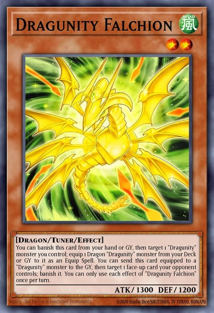 Dragunity Falchion, Battles of Legend: Glorious Gallery BLGG-EN012