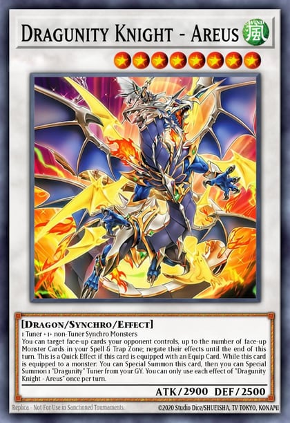 Dragunity Knight - Areus, Battles of Legend: Glorious Gallery BLGG-EN013
