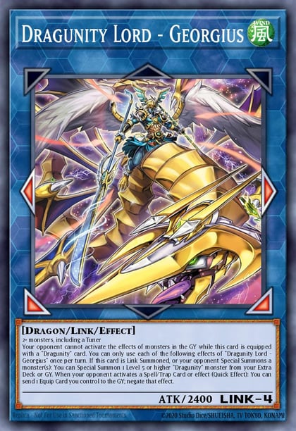 Dragunity Lord - Georgius (Starlight Rare), Battles of Legend: Glorious Gallery BLGG-EN014