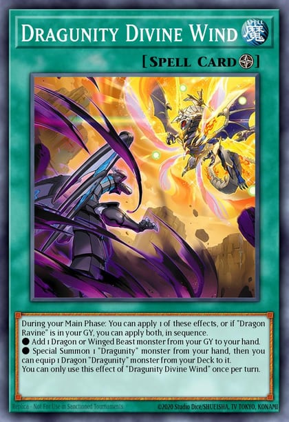 Dragunity Divine Wind, Battles of Legend: Glorious Gallery BLGG-EN015
