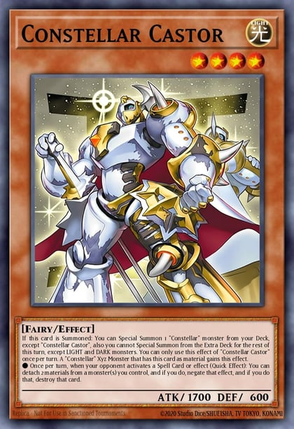 Constellar Castor, Battles of Legend: Glorious Gallery BLGG-EN016