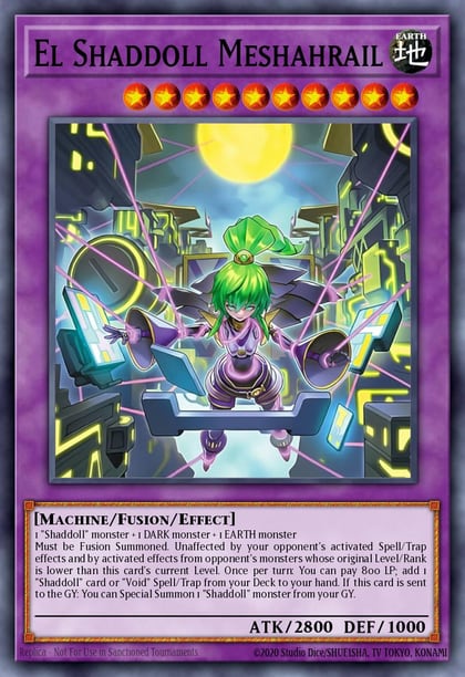 El Shaddoll Meshachrer (Starlight Rare), Battles of Legend: Glorious Gallery BLGG-EN022