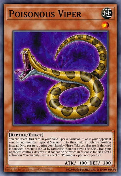 Poisonous Viper, Battles of Legend: Glorious Gallery BLGG-EN030