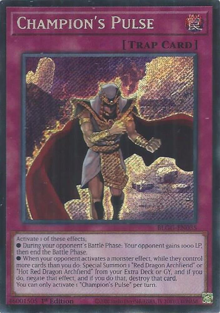 Champion's Pulse, Battles of Legend: Glorious Gallery BLGG-EN035