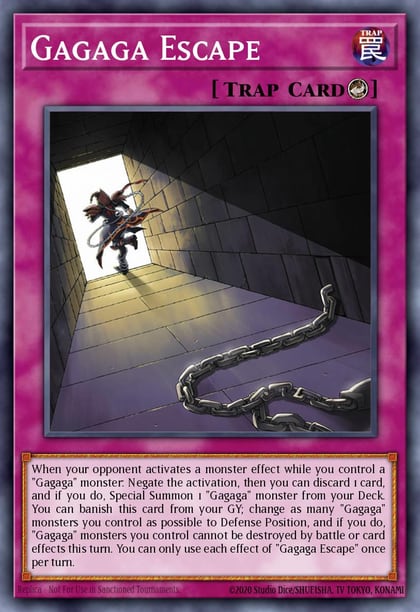 Gagaga Escape, Battles of Legend: Glorious Gallery BLGG-EN037