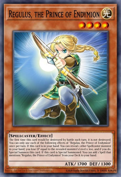 Regulus, the Prince of Endymion, Battles of Legend: Glorious Gallery BLGG-EN050