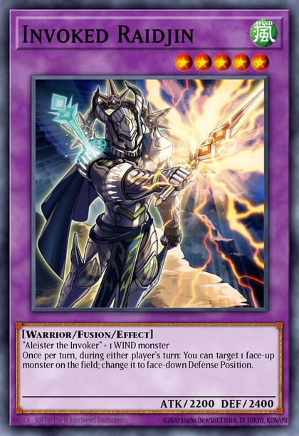 Invoked Raidjin, Battles of Legend: Glorious Gallery BLGG-EN085