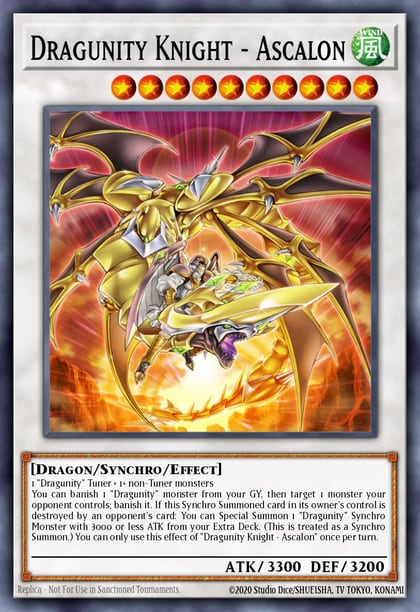 Dragunity Knight - Ascalon, Battles of Legend: Glorious Gallery BLGG-EN091
