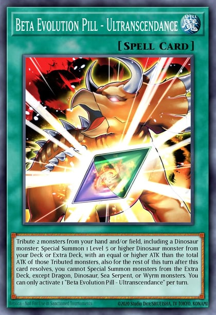 Beta Evolution Pill - Ultranscendance, Battles of Legend: Glorious Gallery BLGG-EN124