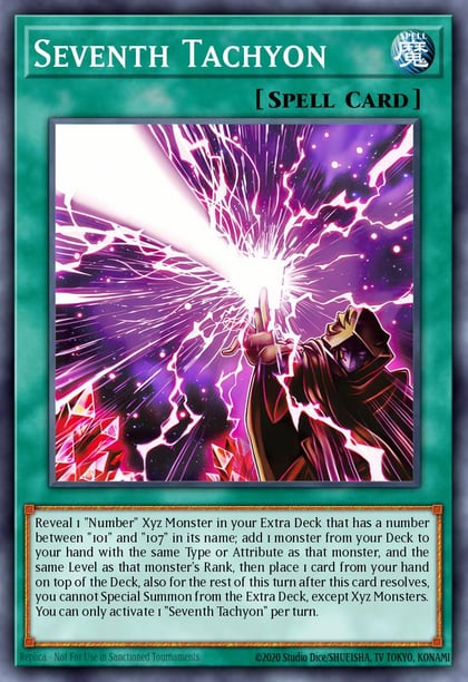 Seventh Tachyon (Starlight Rare), Battles of Legend: Glorious Gallery BLGG-EN126