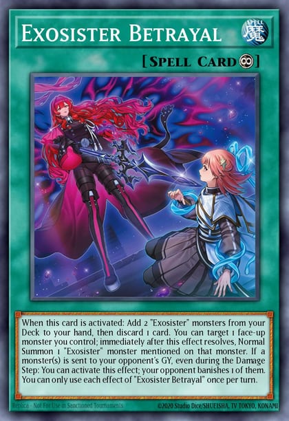 Exosister Betrayal (Starlight Rare), Battles of Legend: Glorious Gallery BLGG-EN130