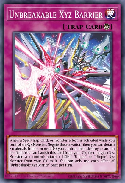 Unbreakable Xyz Barrier, Battles of Legend: Glorious Gallery BLGG-EN135
