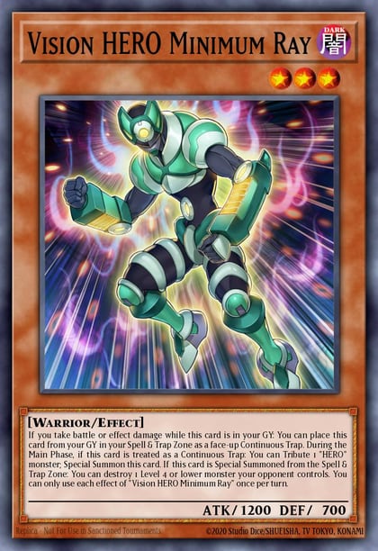 Vision HERO Minimum Ray, Battles of Legend: Hero's Revenge BLHR-EN005