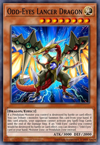 Odd-Eyes Lancer Dragon, Battles of Legend: Light's Revenge BLLR-EN001
