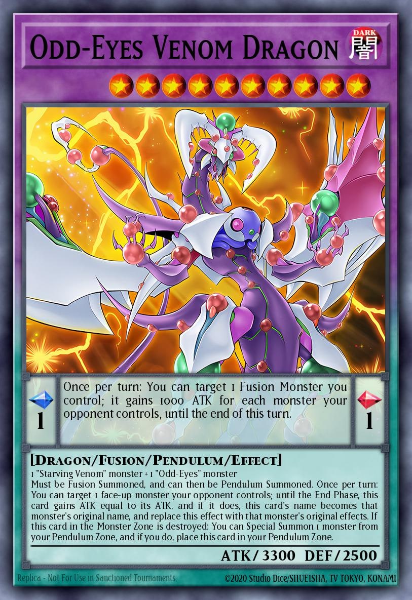 Odd-Eyes Venom Dragon, Battles of Legend: Light's Revenge BLLR-EN006