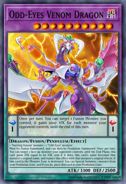 Odd-Eyes Venom Dragon, Battles of Legend: Light's Revenge BLLR-EN006