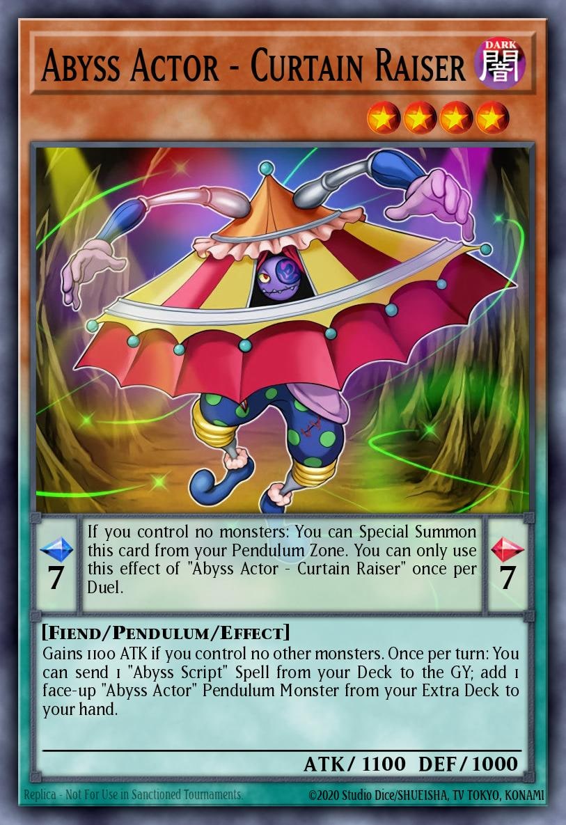 Abyss Actor - Curtain Raiser, Battles of Legend: Light's Revenge BLLR-EN012