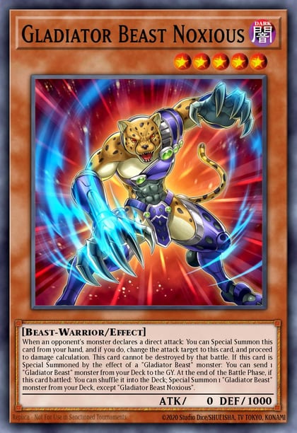 Gladiator Beast Noxious, Battles of Legend: Light's Revenge BLLR-EN021