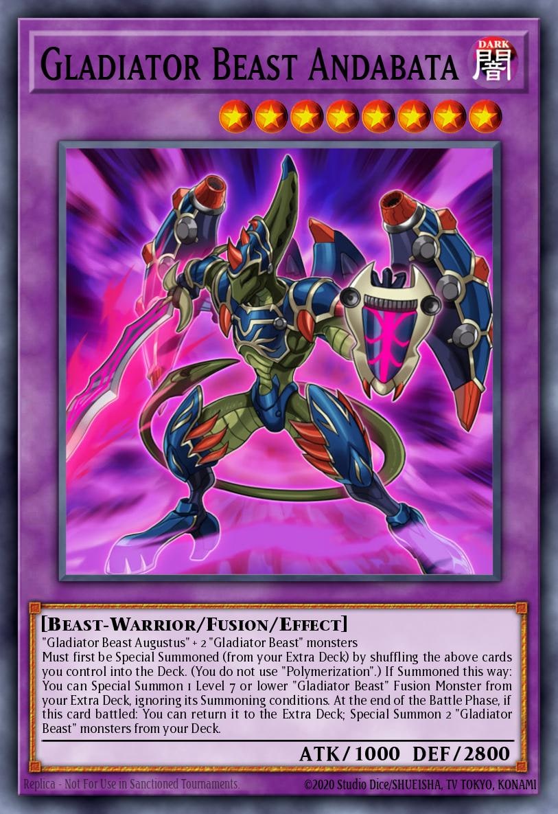 Gladiator Beast Andabata, Battles of Legend: Light's Revenge BLLR-EN022