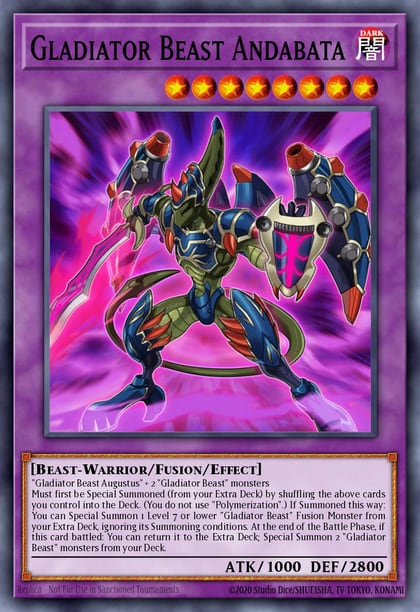 Gladiator Beast Andabata, Battles of Legend: Light's Revenge BLLR-EN022