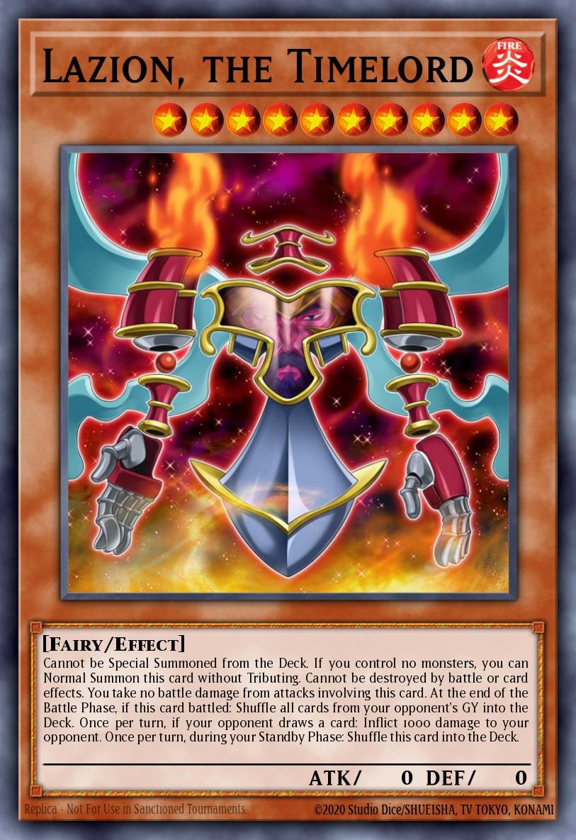 Lazion, the Timelord, Battles of Legend: Light's Revenge BLLR-EN031