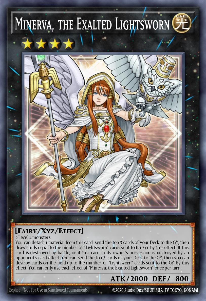 Minerva, the Exalted Lightsworn, Battles of Legend: Light's Revenge BLLR-EN044