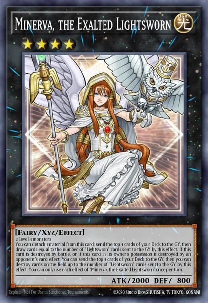 Minerva, the Exalted Lightsworn, Battles of Legend: Light's Revenge BLLR-EN044