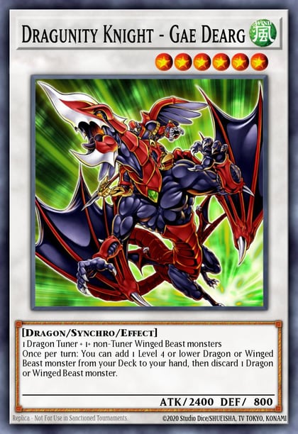 Dragunity Knight - Gae Dearg, Battles of Legend: Light's Revenge BLLR-EN059