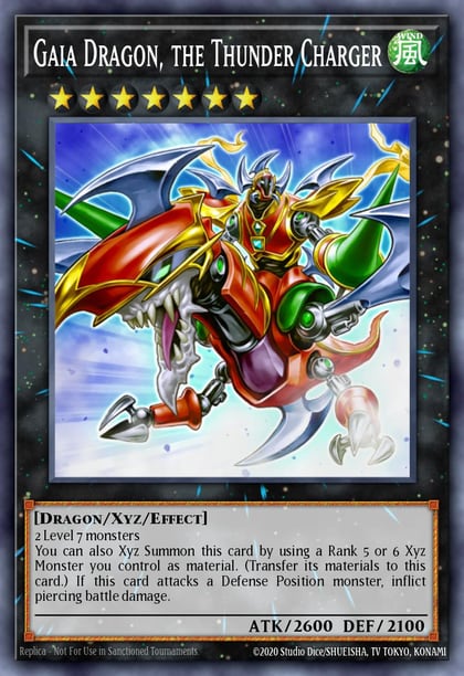 Gaia Dragon, the Thunder Charger, Battles of Legend: Light's Revenge BLLR-EN065