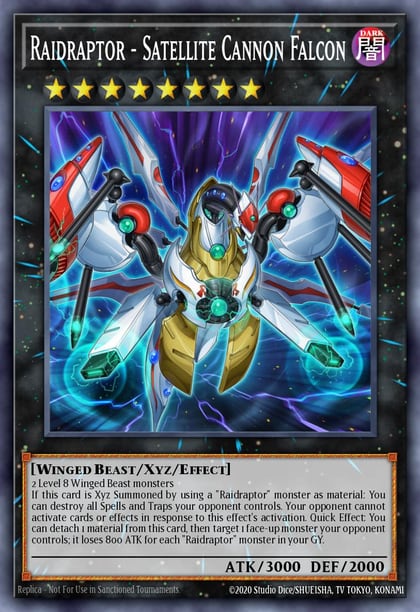 Raidraptor - Satellite Cannon Falcon, Battles of Legend: Light's Revenge BLLR-EN073