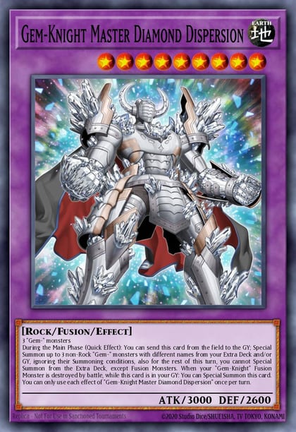 Gem-Knight Master Diamond Dispersion, Battles of Legend: Monster Mayhem BLMM-EN020