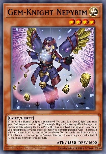 Gem-Knight Nepyrim, Battles of Legend: Monster Mayhem BLMM-EN021