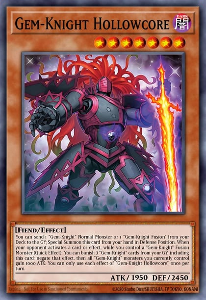 Gem-Knight Hollowcore, Battles of Legend: Monster Mayhem BLMM-EN022