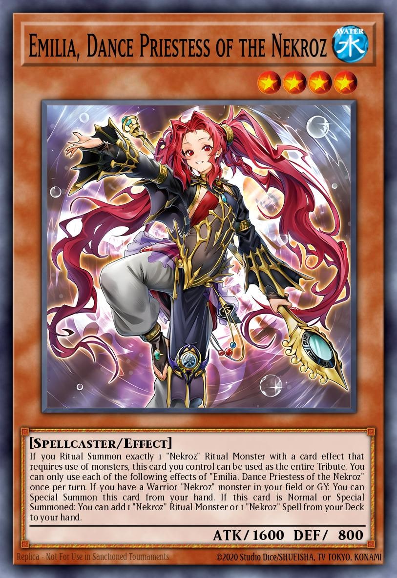 Emilia, Dance Priestess of the Nekroz, Battles of Legend: Monster Mayhem BLMM-EN025