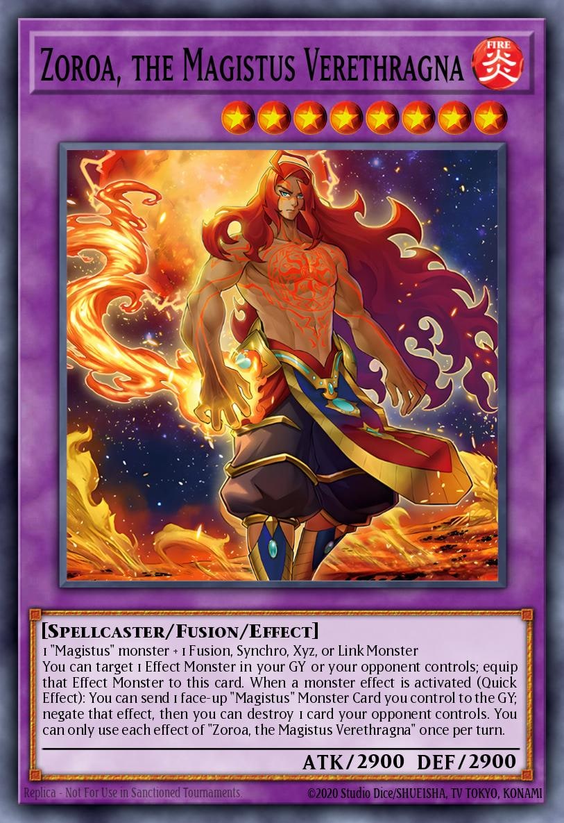 Zoroa, the Magistus Verethragna, Battles of Legend: Monster Mayhem BLMM-EN045