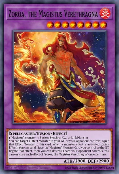 Zoroa, the Magistus Verethragna, Battles of Legend: Monster Mayhem BLMM-EN045
