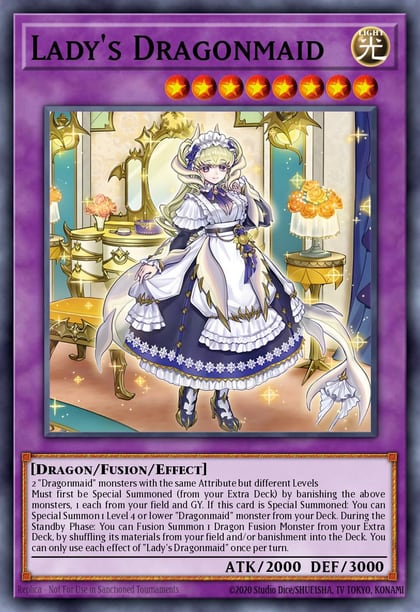 Lady's Dragonmaid (Starlight Rare), Battles of Legend: Monster Mayhem BLMM-EN049