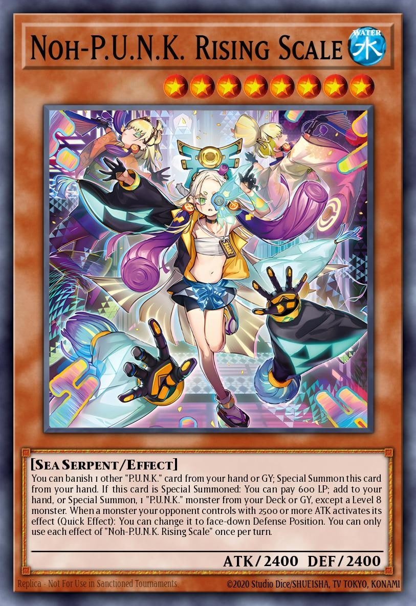 Noh-P.U.N.K. Rising Scale (Starlight Rare), Battles of Legend: Monster Mayhem BLMM-EN050